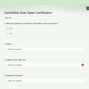 goat testing certification quiz